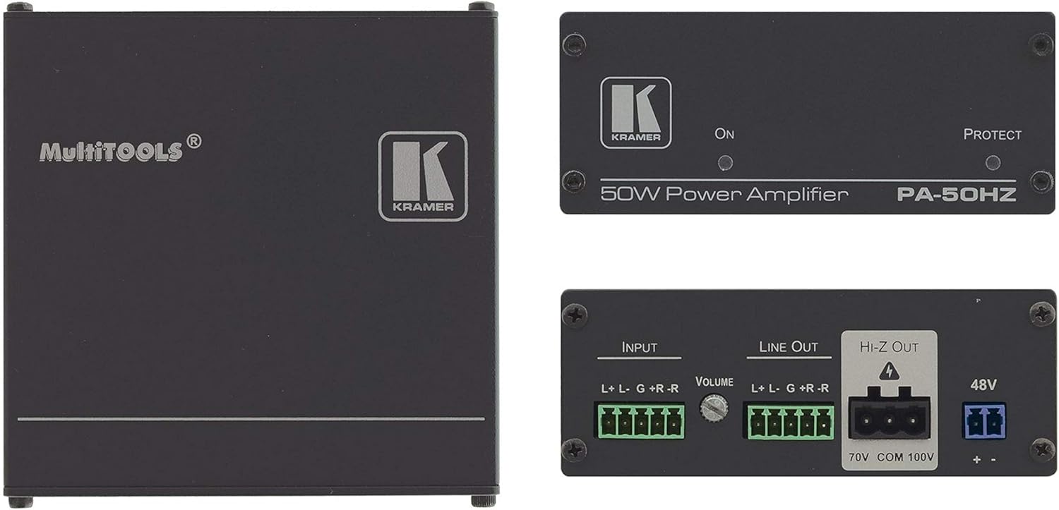 Kramer PA-50HZ Power Amplifier (50W 70V/100V)
