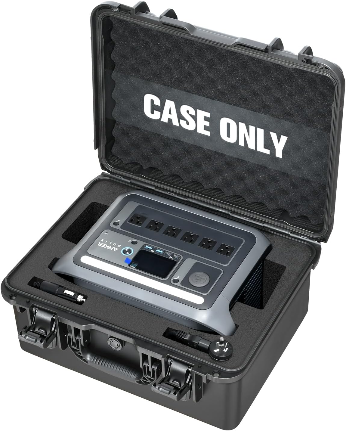 Hard Case for Anker Solix C1000 - Portable Solar Generator Hard Shell Case: Waterproof Travel Carrying Storage Box for Anker Power Bank Solix C1000 Power Bank Station: for Camper & Adventurer & Travel