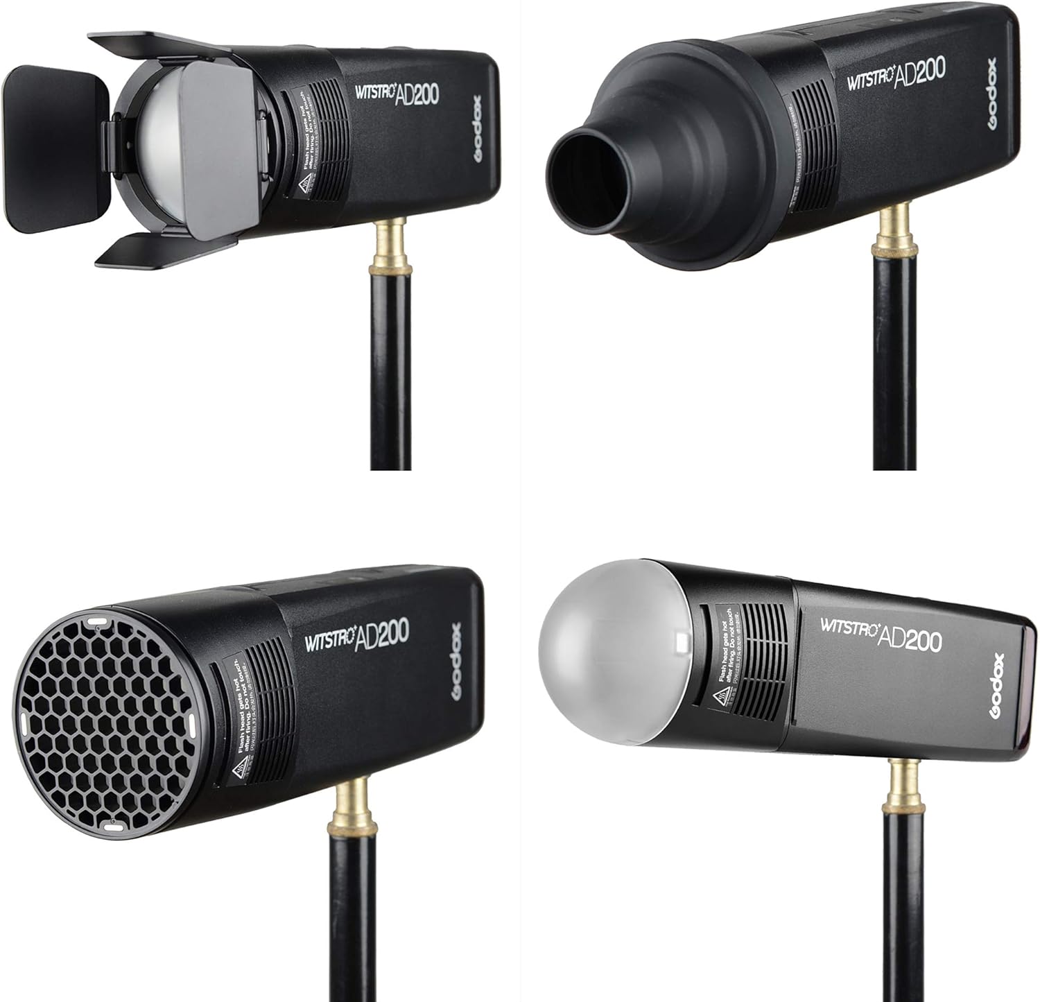 Godox AK-R1 Accessories Kit, Magnetic Port Compatible with Godox H200R Round Flash Head