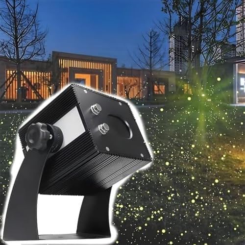 Dynamic Projector Lights, 20W Mobile Firefly Spotlight, IP65 Waterproof Landscape Lighting for Parties and Holidays, Adjustable Angle, Stage Decorations