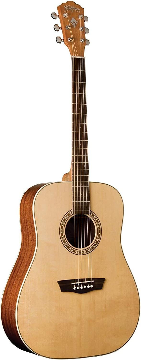 Washburn Harvest D7S Dreadnought Acoustic Guitar (WD7S-A)