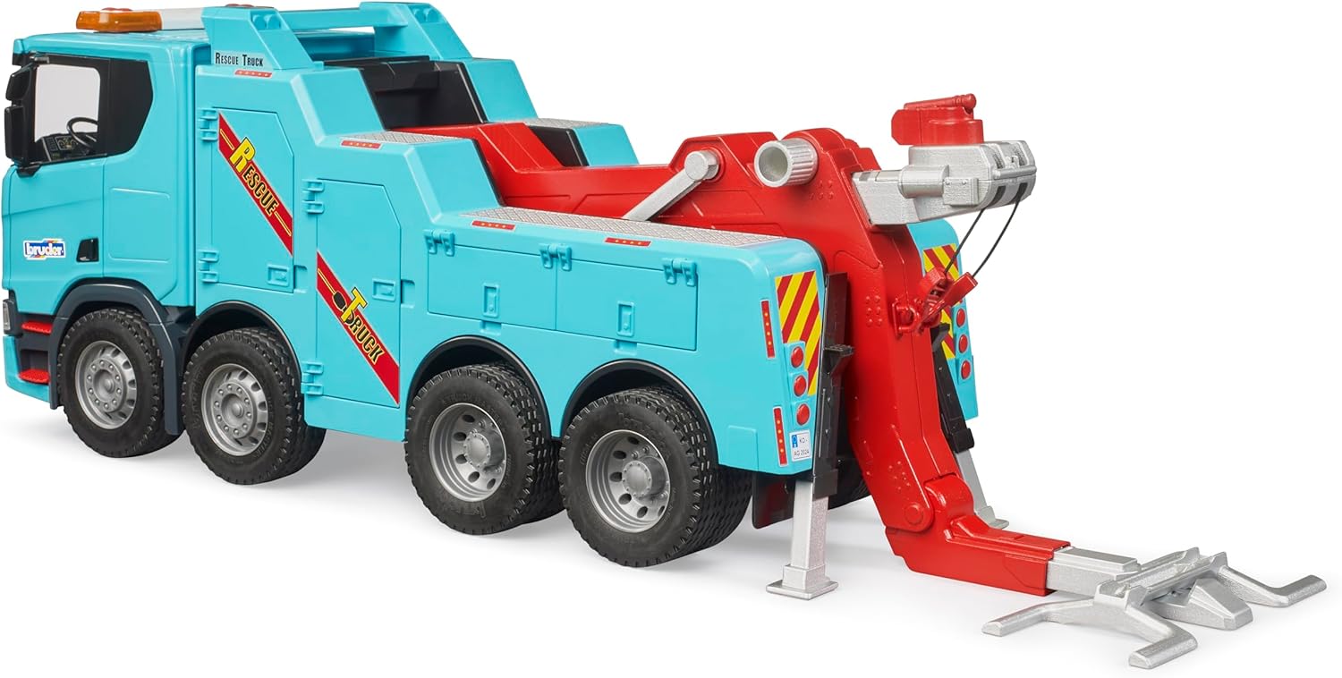 Bruder 03553 Scania Super 560R Heavy Tow Truck with Light and Sound Module