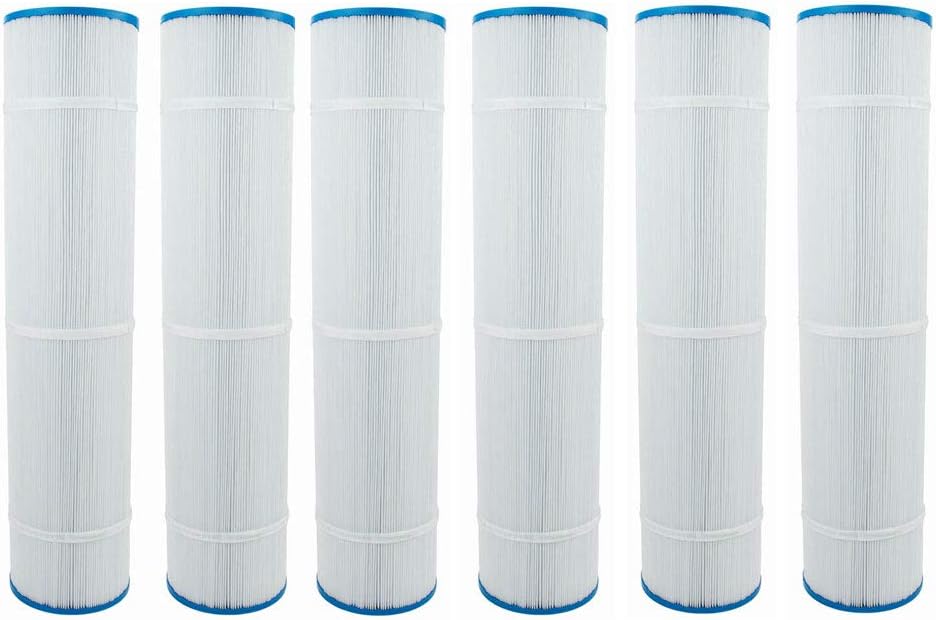 Clear Choice Pool Spa Filter 7.00 Dia x 26.00 in Cartridge Replacement for Filbur FC-0695 Baleen AK-6058, [6-Pack]