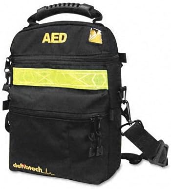 Defibtech Products - Defibtech - Soft Nylon Carrying Case for Lifeline AED Defibrillator/Accessories, Black - Sold As 1 Each - Designed to hold a Lifeline AED defibrillator, extra sets of pads, an extra battery and other accessories. - Made of ballis