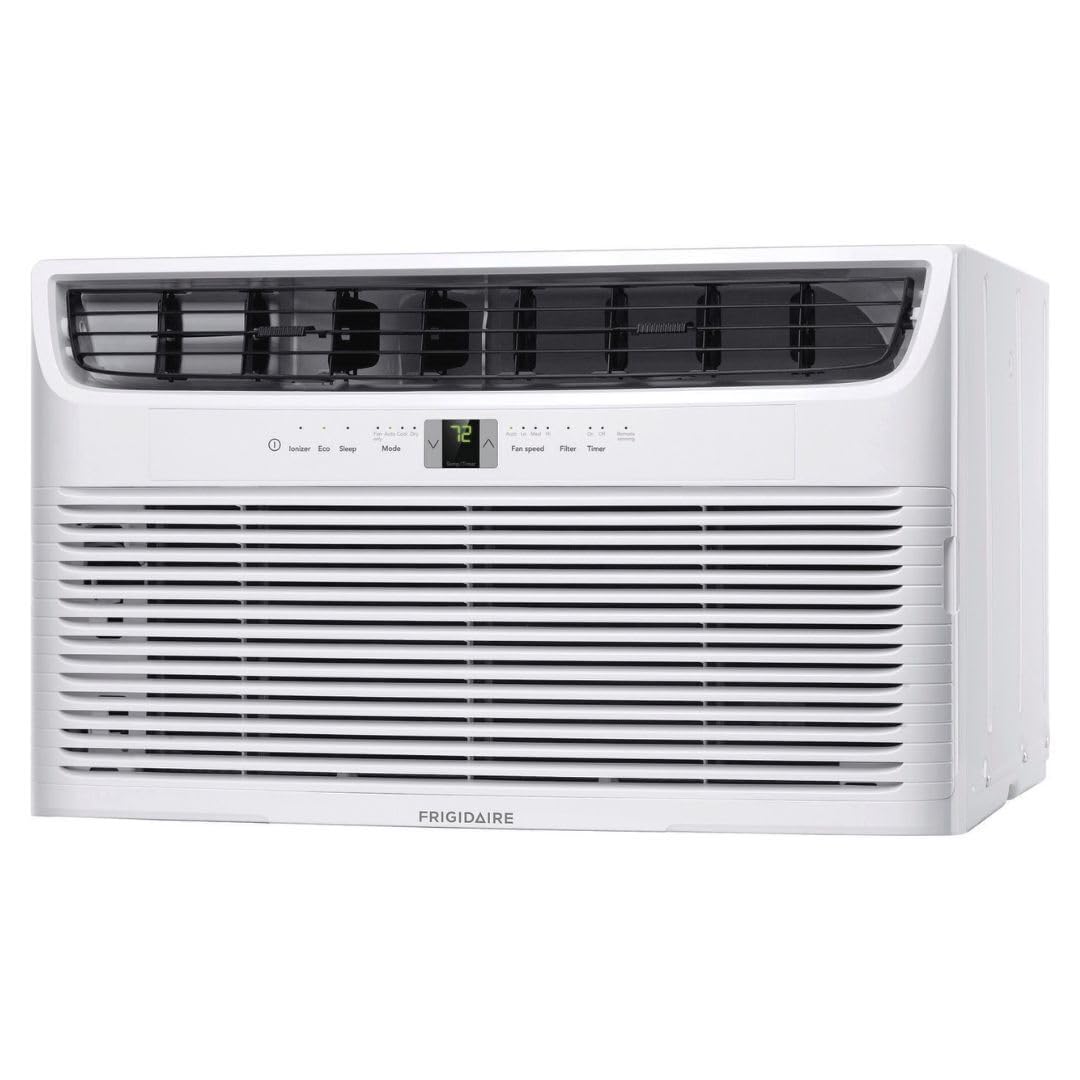 Frigidaire 10,000 BTU 230-Volt Through-The-Wall Air Conditioner Cools 450 Sq. Ft. with Remote Conrol in White FHTC103WA2