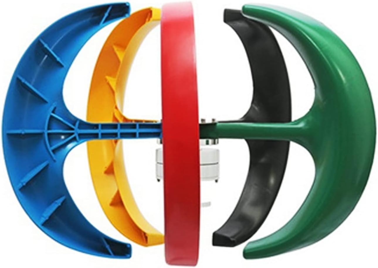 6000W Wind Turbine Generator Kit,5 Blades with MPPT/Charge Controller Windmill RV Yacht Farm Small Wind Generator Home Use.110V/220V