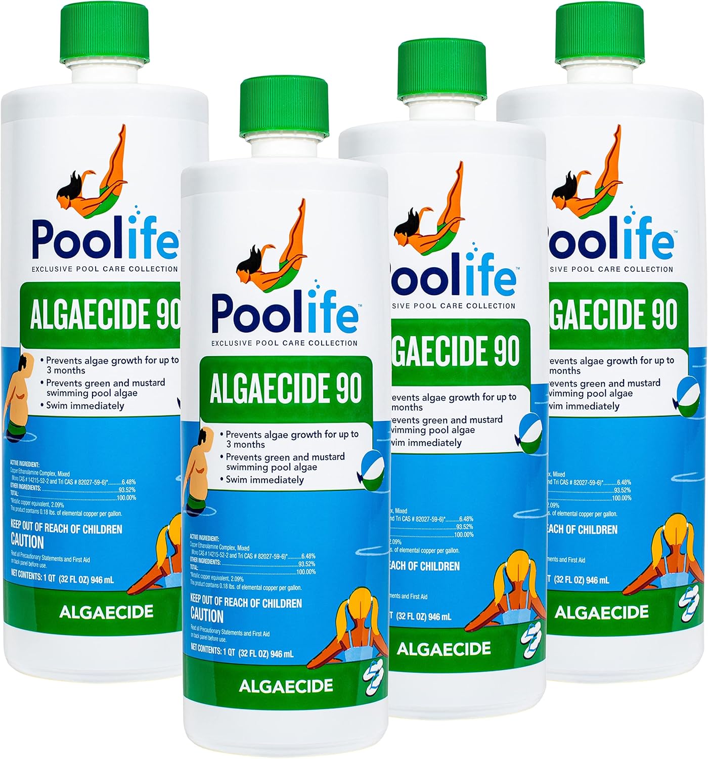 poolife Algaecide 90 (1 qt) (4 Pack)