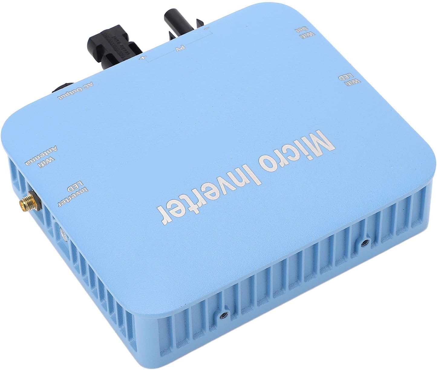 MPPT Solar Inverter, IP65 Aluminum Alloy Micro Grid Connected Automatic Recognition Inverter with Instruction Manual, US Plug (500W)