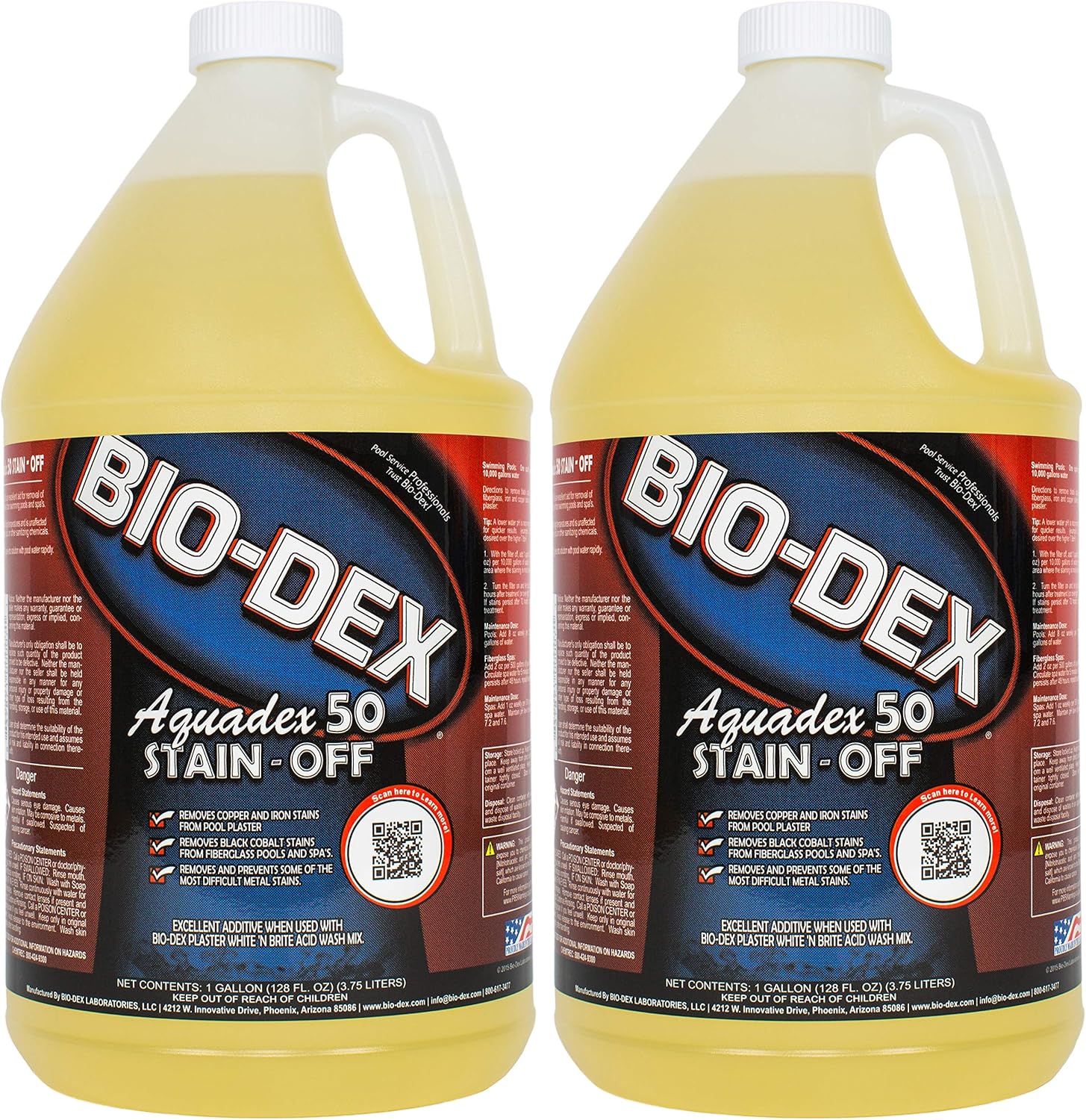 Bio-Dex Aquadex 50 Stain-Off (1 gal) (2 Pack)