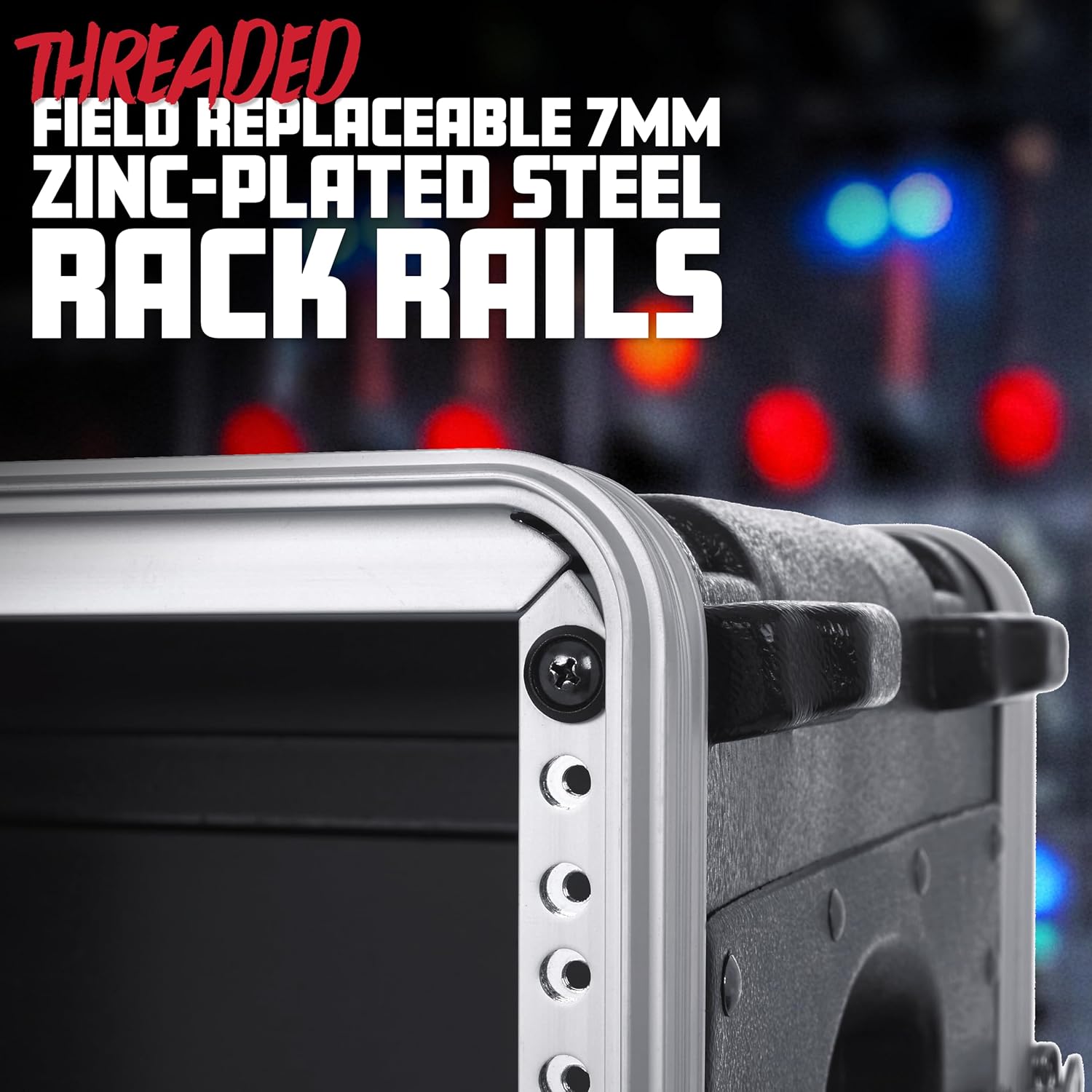 Gator Cases Lightweight Molded 4U Rack Case with Heavy Duty Latches, Standard 19.25