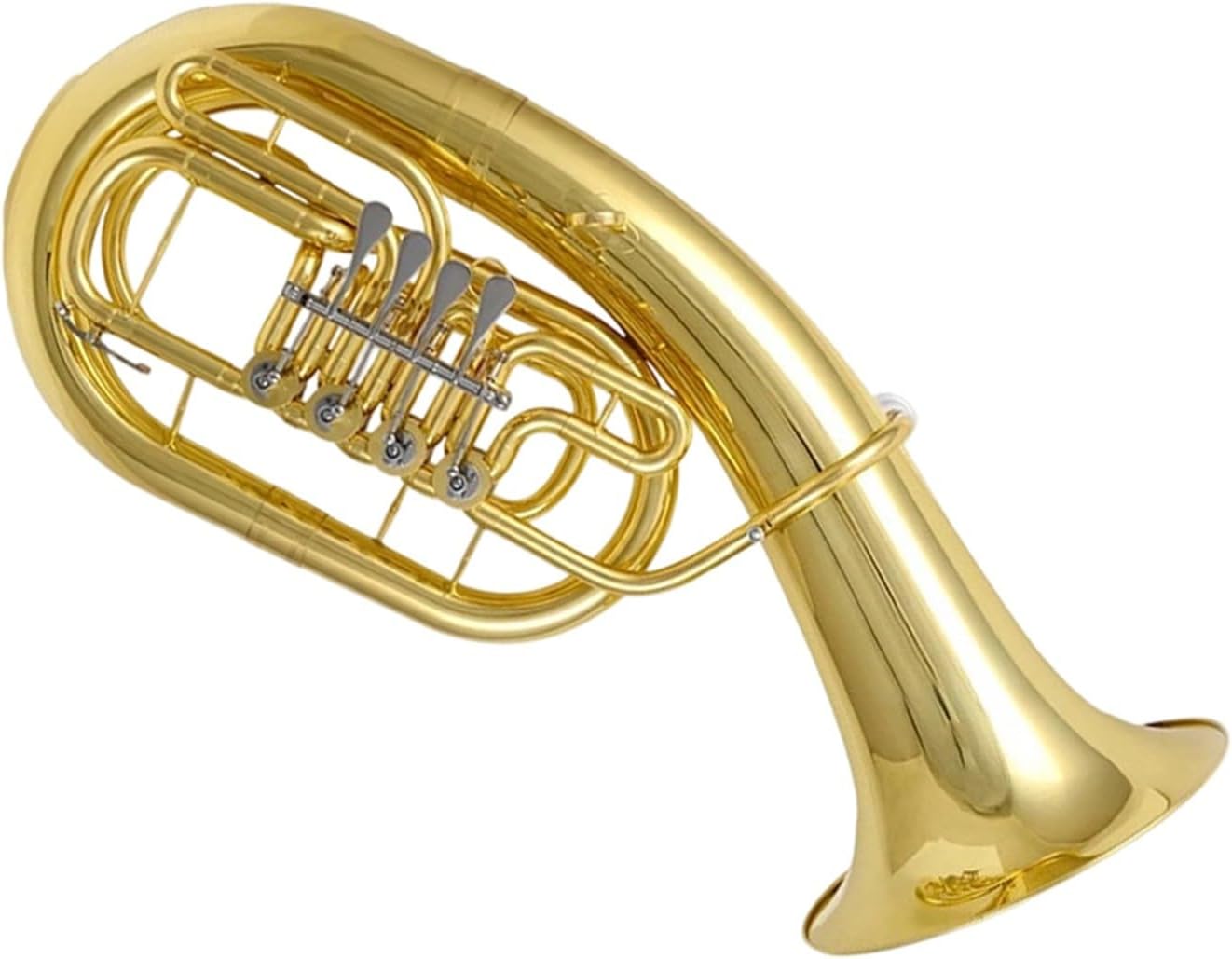 Euphonium In B Flat Major Four Keyboard Instrument For Professional Beginners And Adults Euphonium All-brass Instrument(1)
