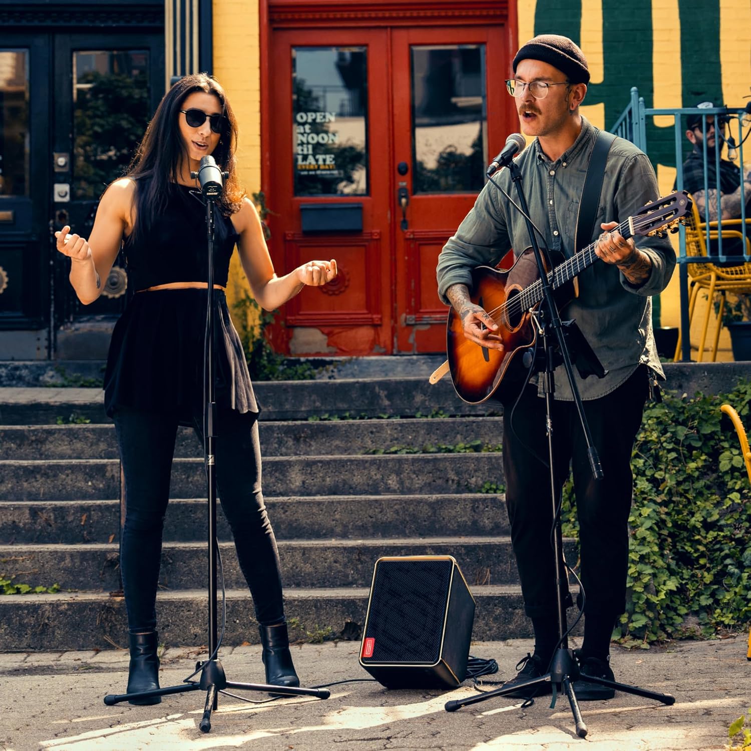 Positive Grid Spark Edge 65W Portable 4-Channel Smart Guitar Amp & PA System with Built-in Looper, AI Features & Smart App for Electric, Acoustic, Bass, Vocals, Keyboards and More