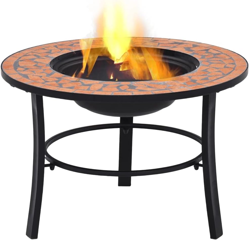 Mosaic Fire Pit Terracotta 26.8