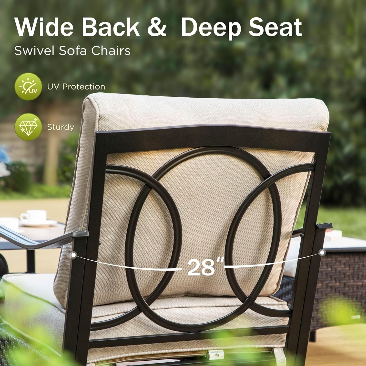 Patio Furniture Set with 56