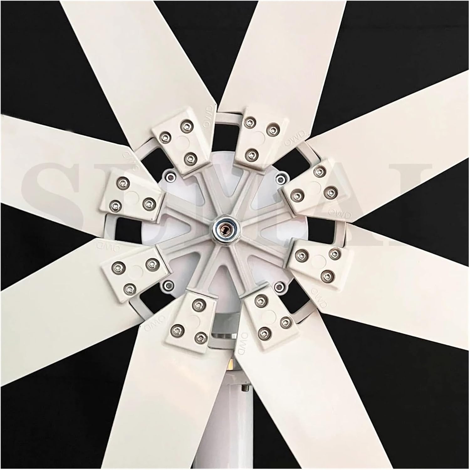 Wind Turbines, 1000W Wind Turbine Generator 12V 24V 48V Free Alternative Energy Windmills 8 Blades Home Use Low Wind Speed Starting Wind Turbines(12V_1000W)