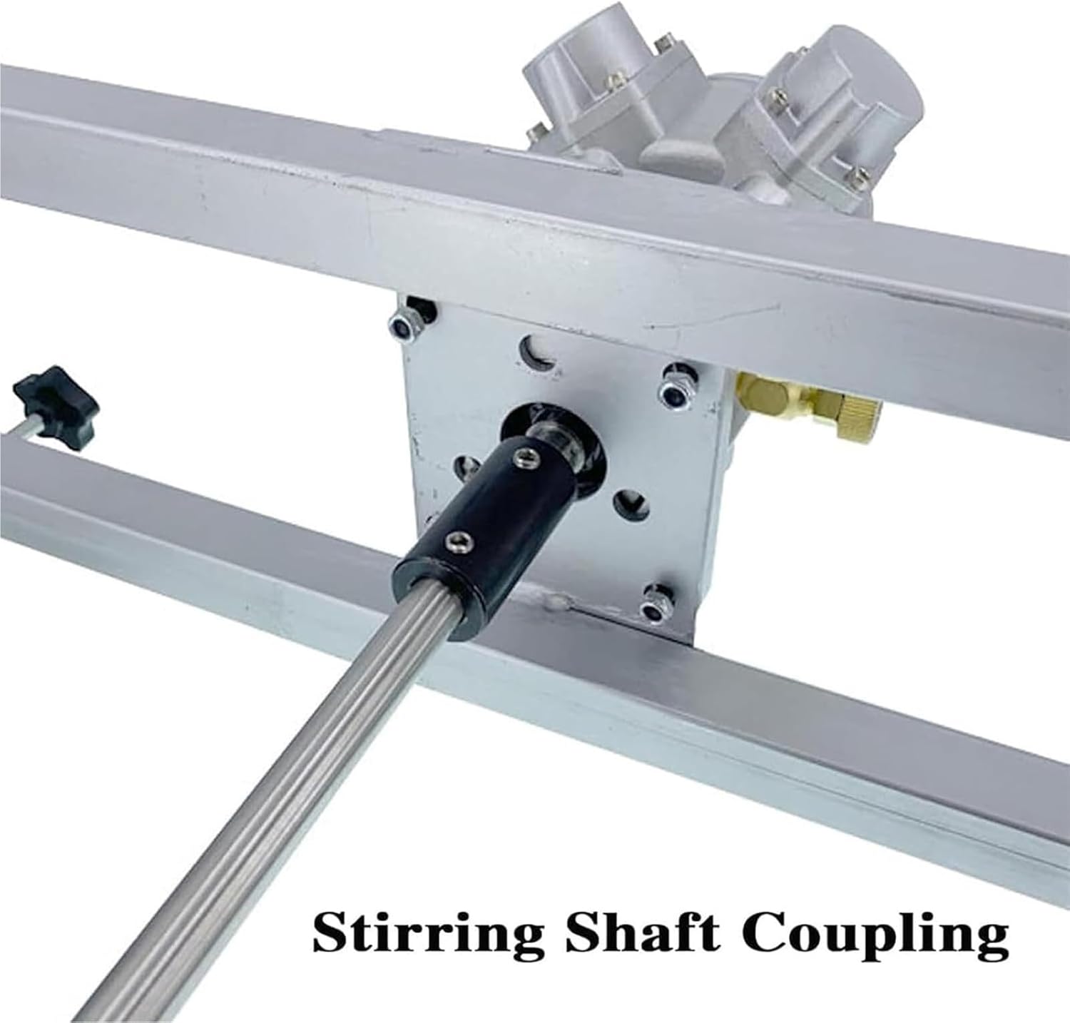 Pneumatic Agitator Clamp Mount Tank Barrel Drum Mixer, IBC Air Agitator, Paint Stirring Machine Mixing Capacity 1000L, Cement Mixer Mortar Plaster Paint Fodder Stirring Tool,H005