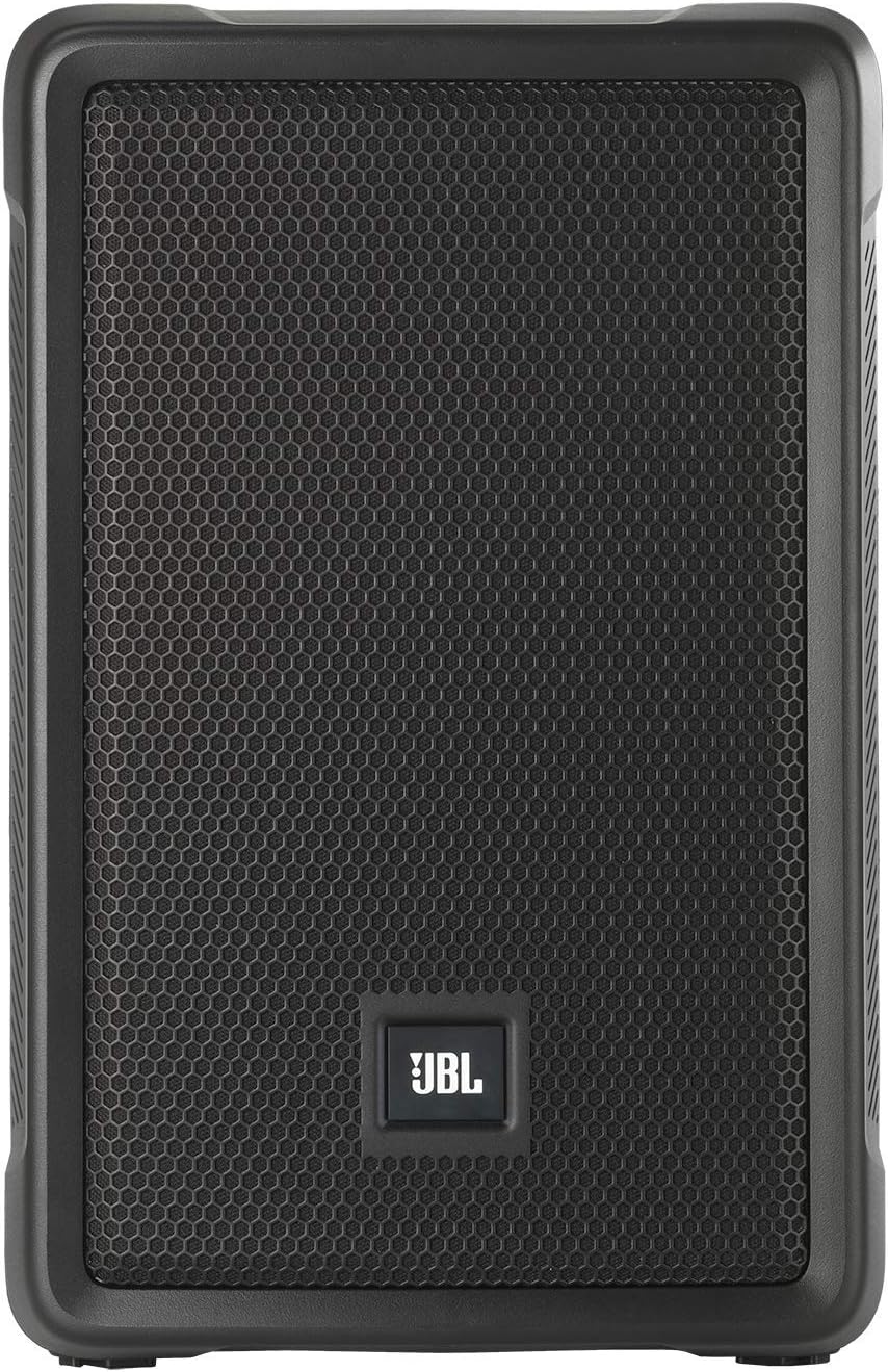 JBL Professional IRX108BT Powered PA Speaker, Portable Loudspeaker with Bluetooth, 8 Inch Woofer, 1300 Watt, Mobile DJ, Musicians, Small Venues, Ceremonies and Sports Events, Black