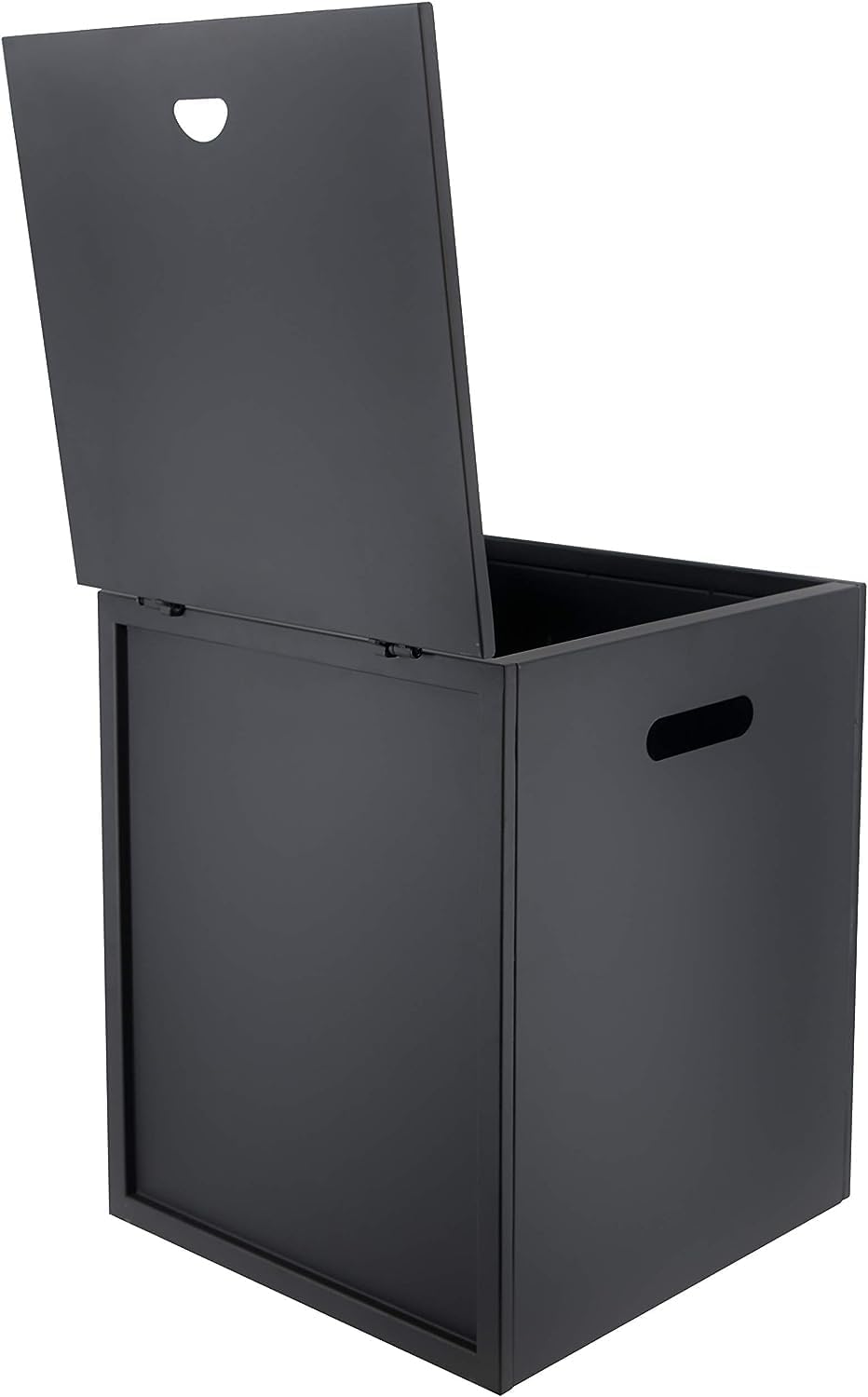 Rocky Mountain Goods Propane Tank Hideaway Table - Up to 20 Pound Propane Tank - Heavy Duty Premium Steel Outdoor Cover for Any Low Profile Fire Table - Hinge for Easy Access