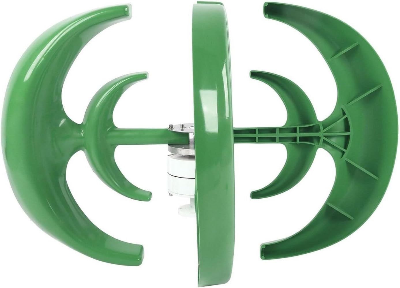 1000W 12V/24V Vertical Axis Hemisphere Wind Turbine, Lantern Type Wind Turbine 4 Blade Turbine with Controller Home Three-Phase AC Permanent Magnet Generator (12, Volts)