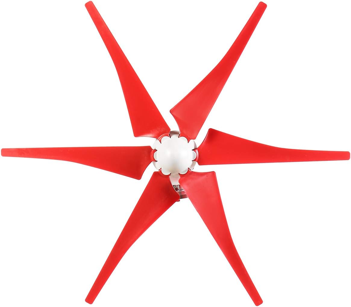 Efficiet 8000W Wind Turbines Generator 12V/24V 3/5/6 Blades Horizontal Wind Generator with Controller Windmill Energy Turbines,24v,5 Blades