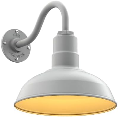 Steel Lighting Co. Westchester Barn Light | Outdoor Wall Mounted | 12 inch Dome | 11