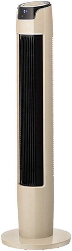 NBgy Tower Fan, No Leaf Inner Rotation Type Easy To Remove And Clean Silent Living Room Air Conditioning Fan, Three-dimensional Cooling Fan, Gold Color, 32.5x32.5x111.1cm