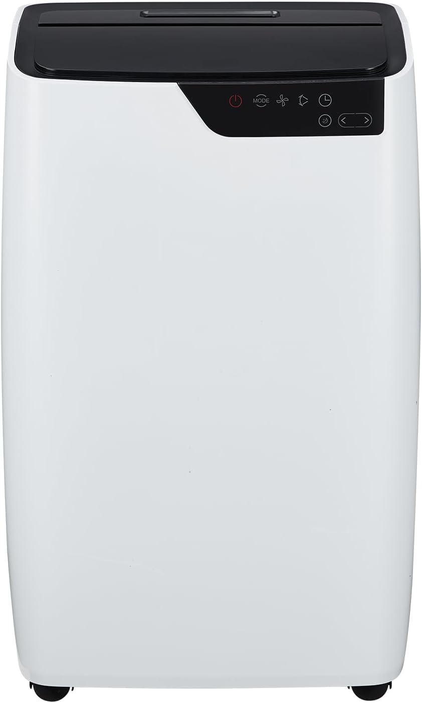 12,000 BTU Portable Air Conditioner, 3-In-1 AC Unit with Built-In Dehumidifier, Compact Standing Air Conditioner for Room Up to 550 Sq. Ft. Low Noise/Energy Efficient with Remote and Window Kit