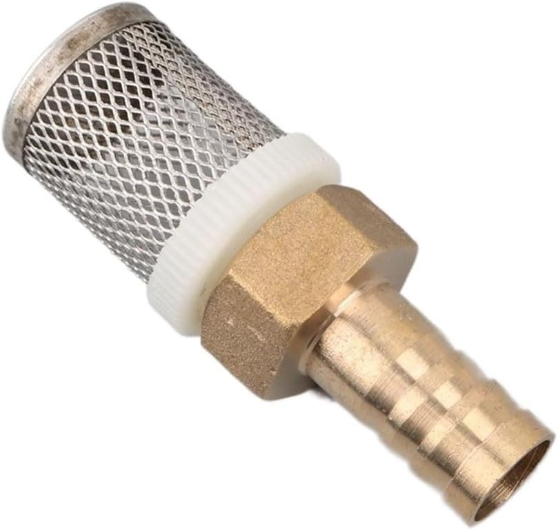 Garden Hose Filter, Stainless Steel Hose Filter 8-19mm Car Wash Garden Irrigation Brass(12mm)