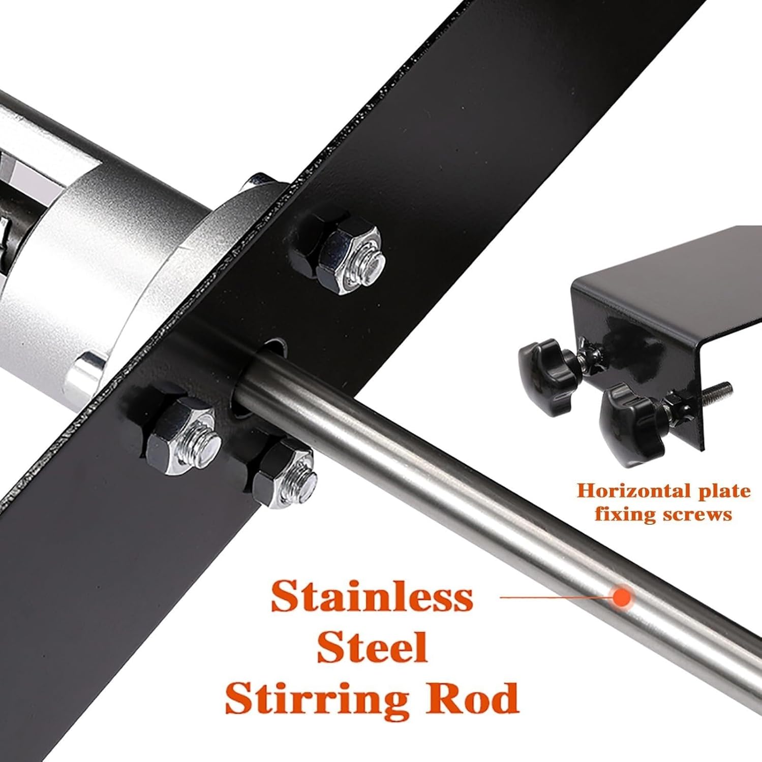 55 Gallon Pneumatic Paint Mixer, 1/2HP Tank Barrel Air Agitator, Paint Stirring Machine Mix Tool for Viscous Liquid Ink Dye