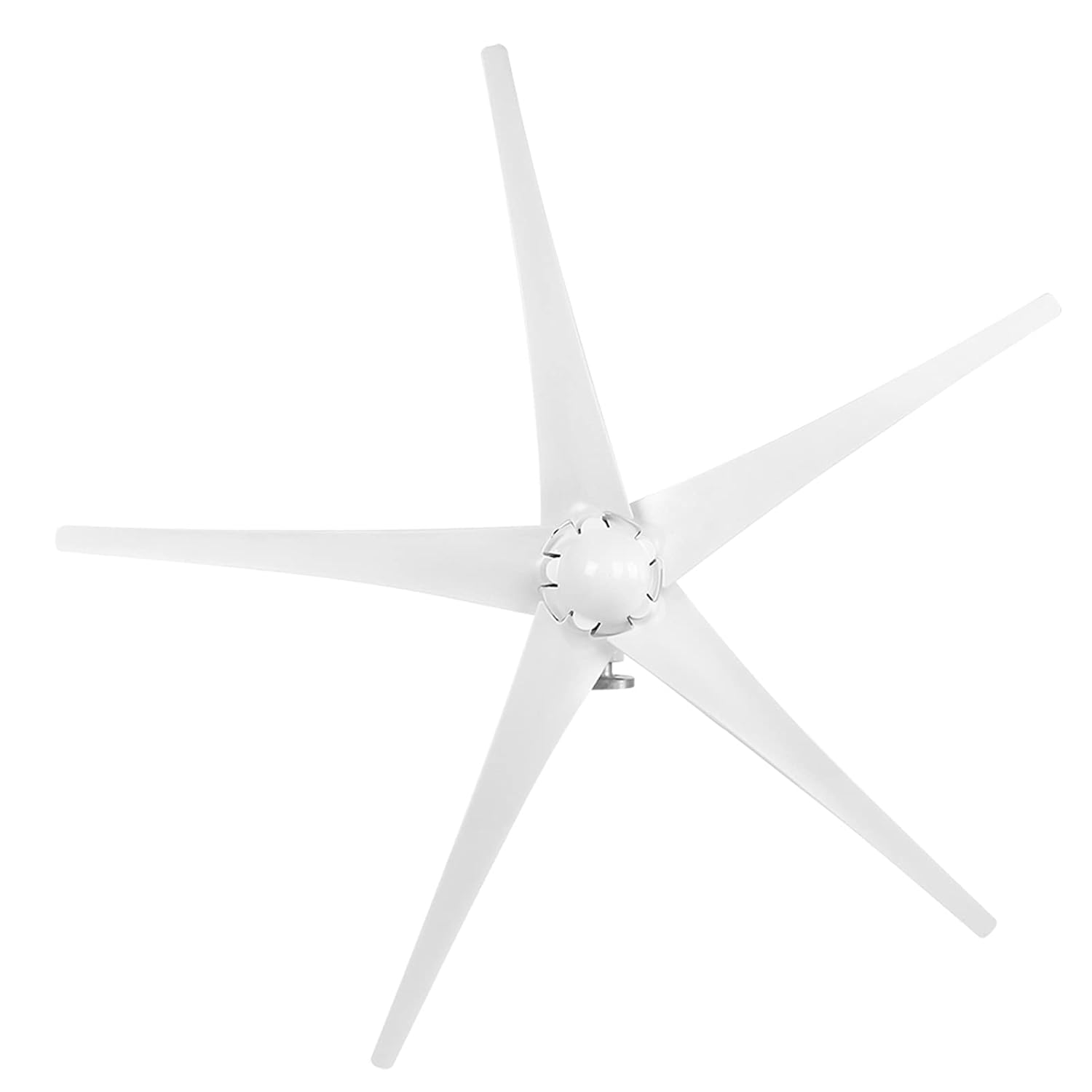 5 Blade Small Windmill Generator Wind Turbines Set Nylon Fiber Blade 800W Aerogenerator Automatic Adjustment of Wind Direction Angle White Grey Black