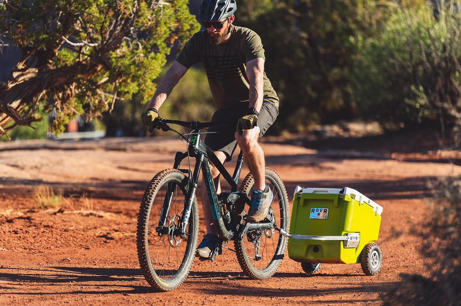 RovR BikR Kit - Compatible with Rollr Wheeled Coolers - Camping Cooler Transportation Bike Accessory