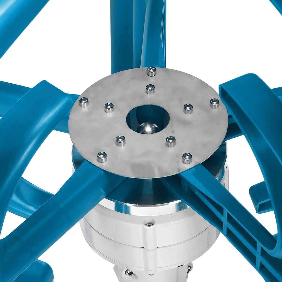 12V 24V Vertical Axis Wind Turbines Generator Lantern 5 Blades Motor Kit Windmill Energy Charge Turbines for Home Camping 4000W,24v