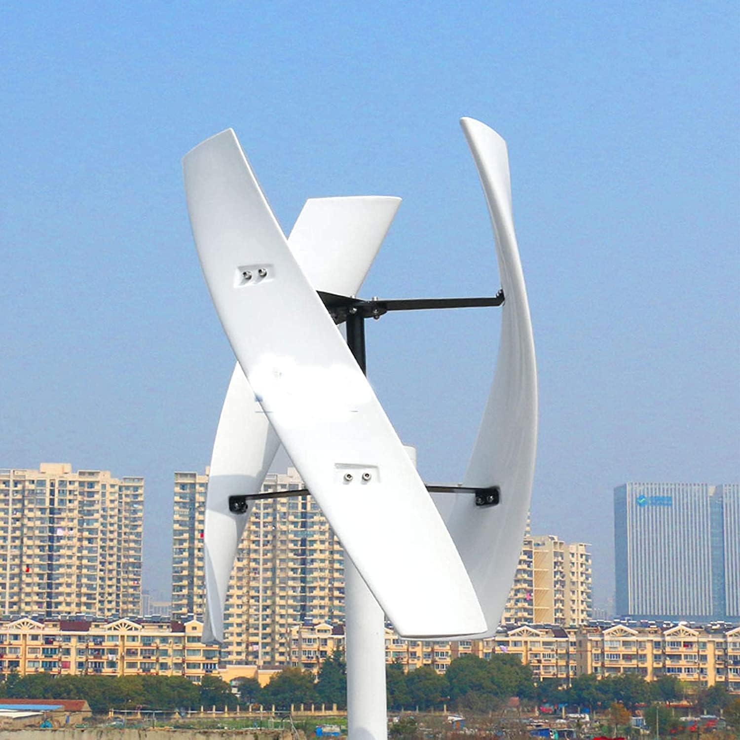 10000W Small Permanent Maglev Wind Turbine Power,110V/220V for Home Use Vertical Axis Wind Turbine,3 Blades (with Controller)