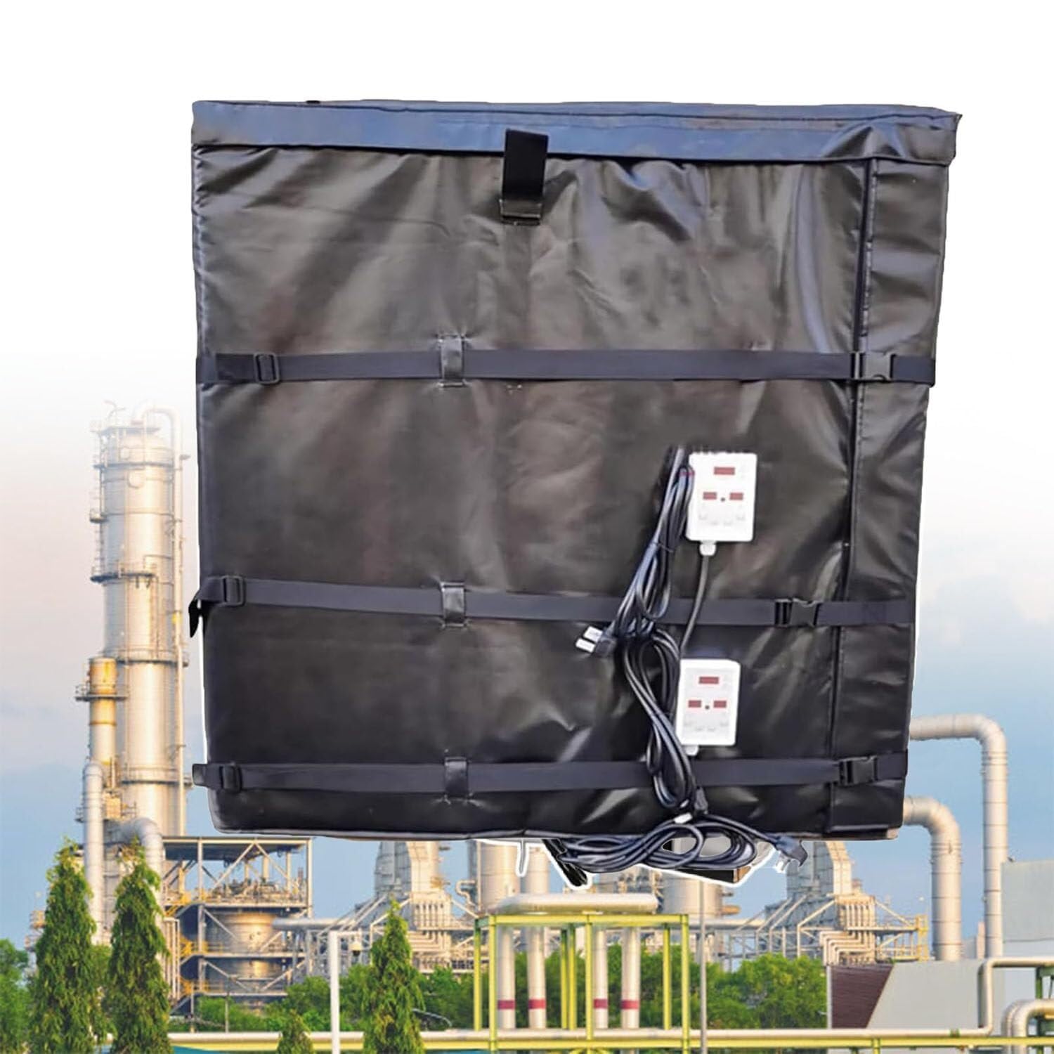 Heating Blanket, IBC Barrel Heater, Oil Drum Electric Heating Machine, with 0~150℃ Temperature Controller,440 X 110cm(B)