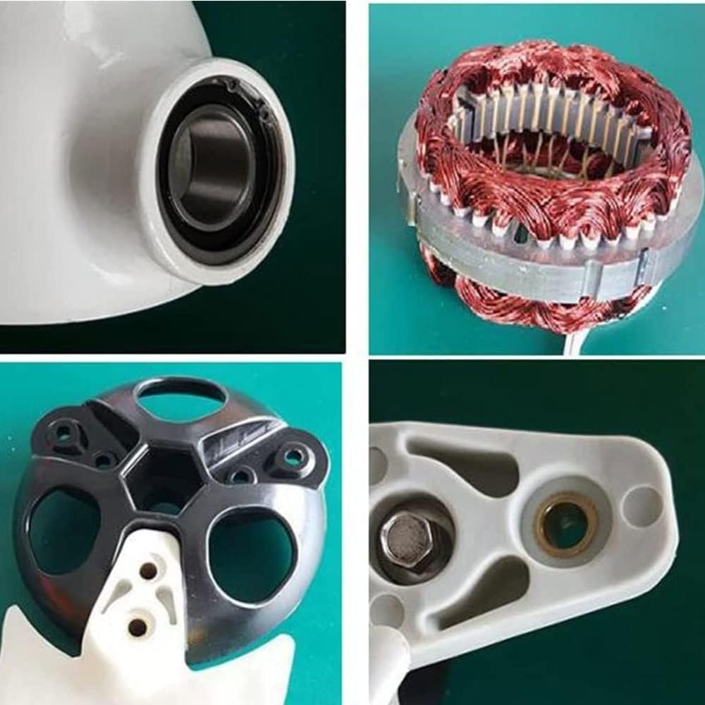 CHRISK 9000W 8 Blades Wind Turbine Generator Windmill with Controller Low Wind Speed Starting Wind Turbines for Home Charging Three-Phase Permanent Magnet Alternator