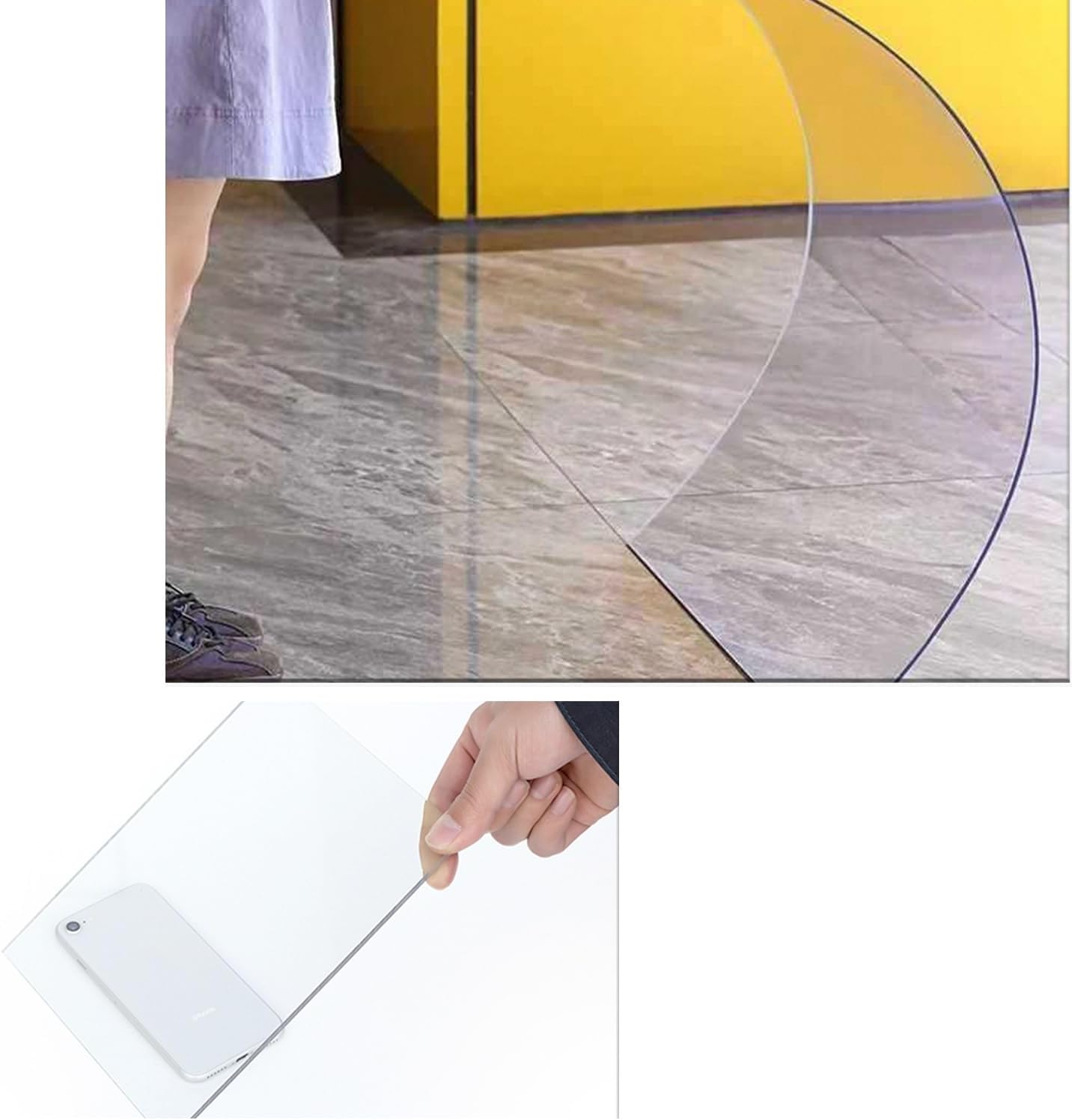 Polycarbonate Greenhouse Panels Polycarbonate Panels Polycarbonate Roof Panels Greenhouse Panel High Transparency Suitable for Parking Lots Home Gardens and Other Scenes(3.28ft*13.12ft*)