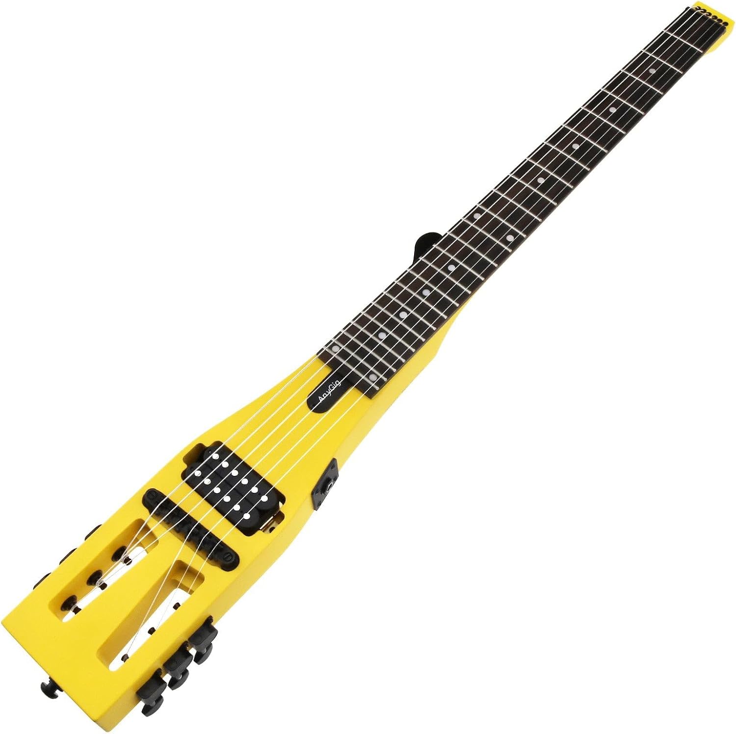 SING F LTD Travel Electric Guitar, Ultra-Light Headless Design, Full-Scale 25.5