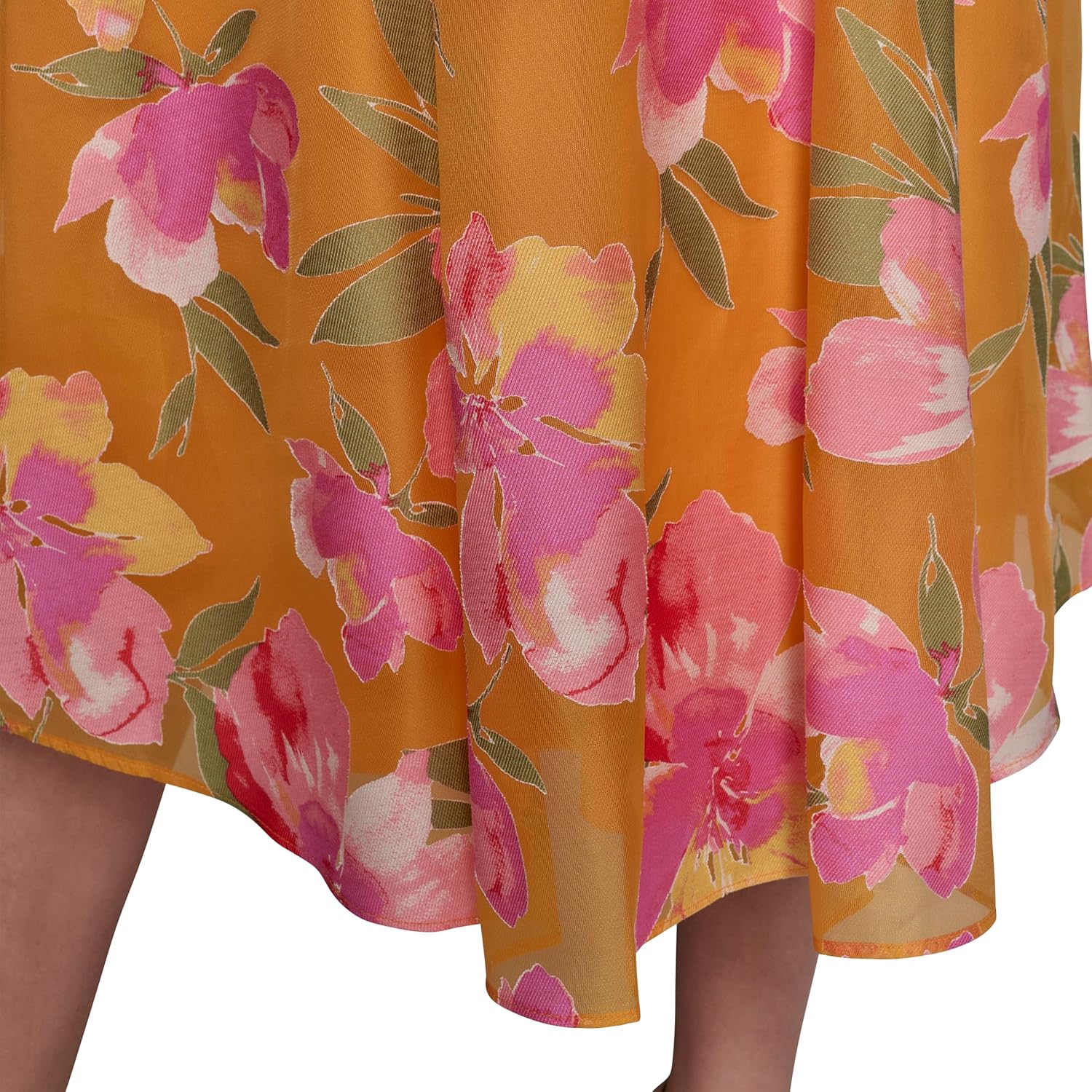 KARL LAGERFELD Womens Sleeveless Roll Neck Cinch Waist Midi Dress