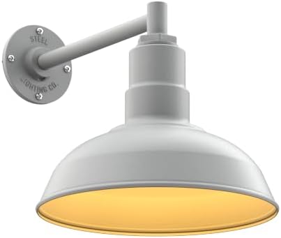 Steel Lighting Co. Westchester Barn Light | Outdoor Wall Mounted | 12 inch Dome | 11
