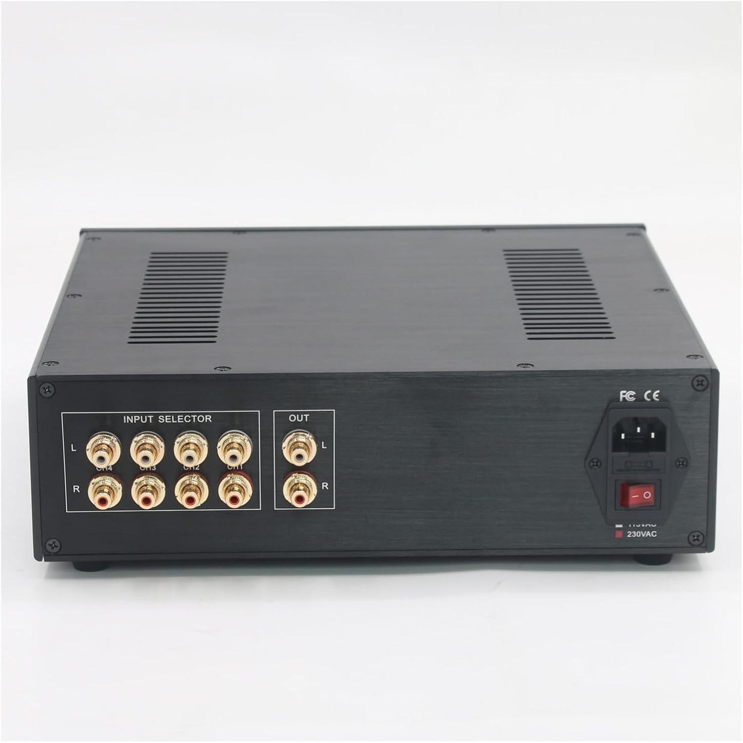 STR12A 12AU7/ECC82 Tube Remote Control Preamplifier HiFi Audio 4 in 1 Out Reference Cary SLP-90 Preamplifier Circuit(230V,with PSVANE ECC82)