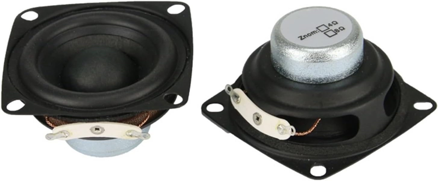 2PC 2 inch 4OHM 12W Full Range Speakers Magnetic NdFeB High-Power Alto Treble Vocal Sound Desktop PC Speaker DIY 4ohms