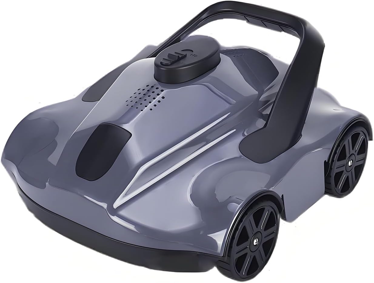 Pool Surface Skimmer Cleaner with Fine Filter, Lightweight Automatic Pool Vacuum Robot, Cordless Robotic Pool Cleaner for 1076 Sq.ft Pool