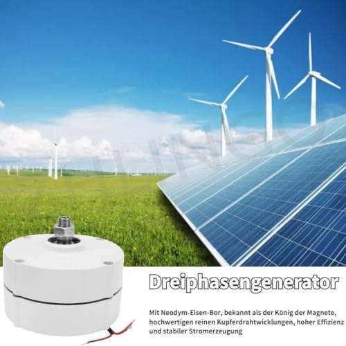 3000W-10000W Permanent Magnet Wind Turbine Generator 12V/24V/48V - DIY Horizontal Windmill, Hydro Turbine, Electric Motor for Eco-Friendly Power Solutions