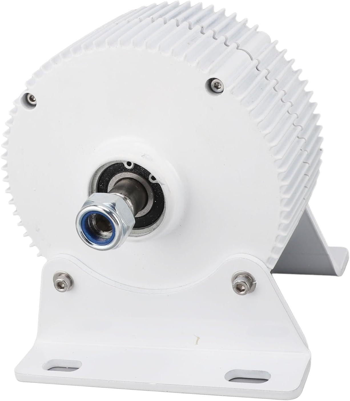Permanent Magnet Alternator 48V 3 Phase AC Wind Synchronous Generator 2 Axes Serrated with Base (400W)