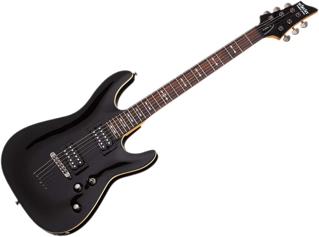 Schecter OMEN-6 6-String Electric Guitar, Black
