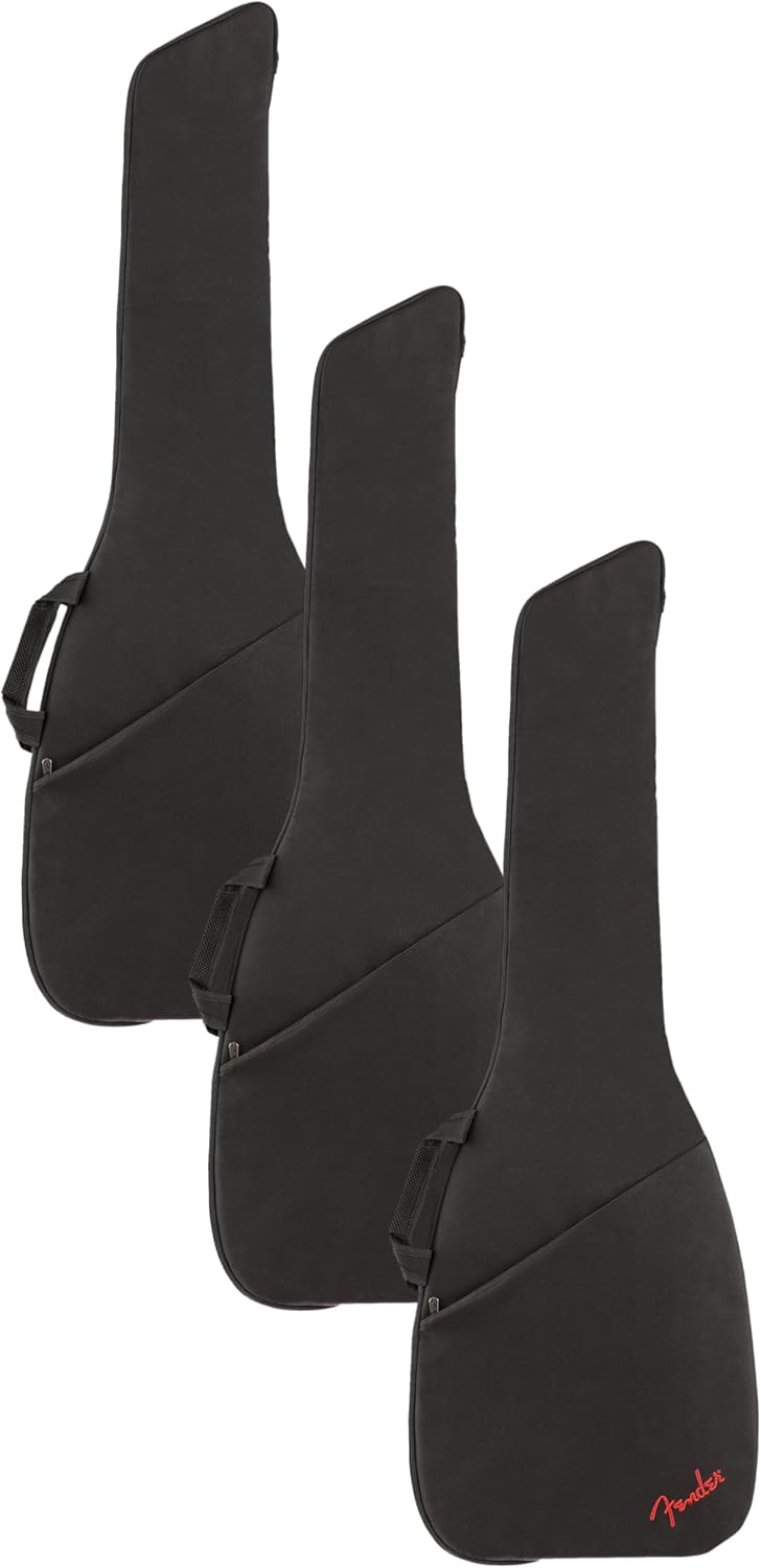 Fender FB405 Electric Bass Gig Bag, Black (Pack of 3)