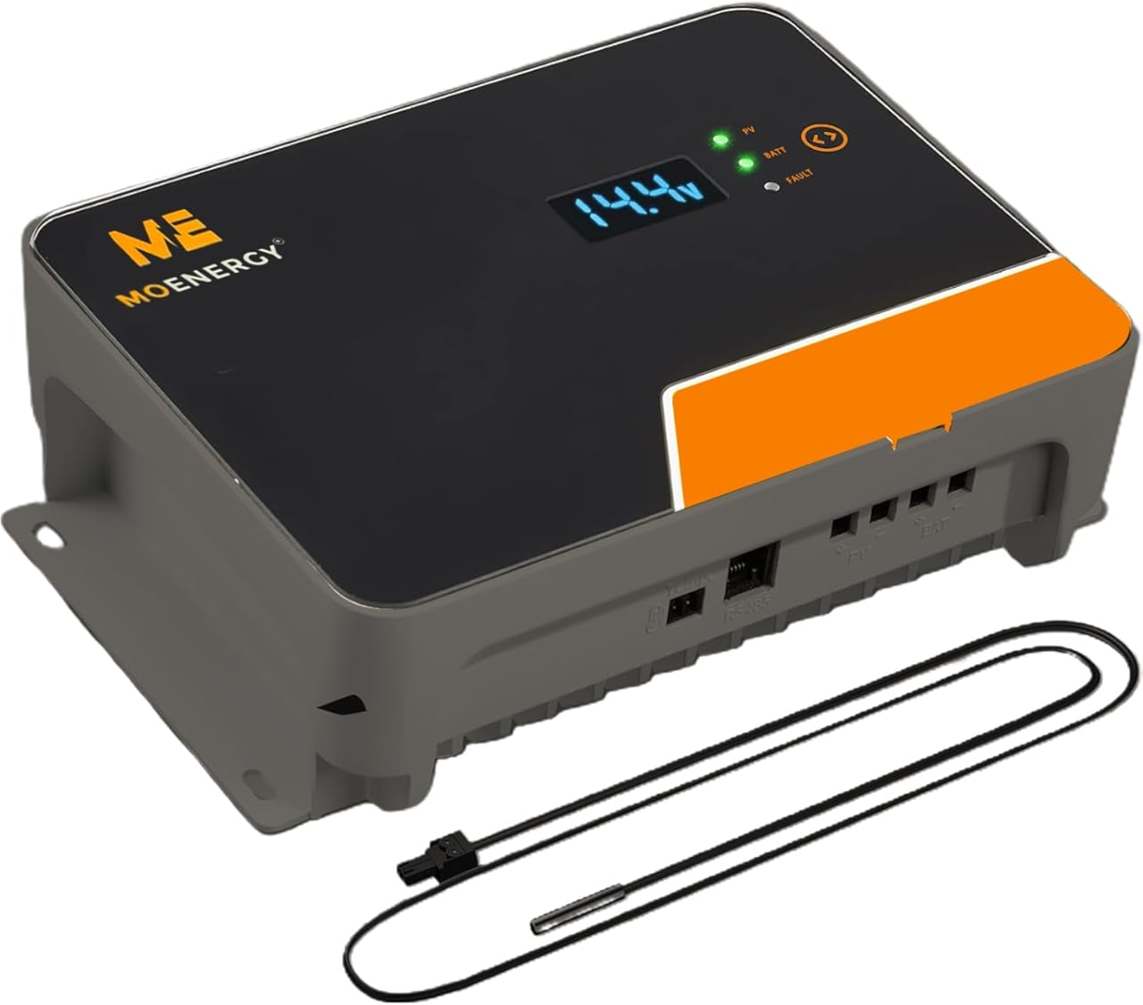 MPPT Solar Charge Controller 40A, APP Control, Backlit LCD12V/24V/36V/48V Battery Regulator for LiFePO4, SLD, Gel, FLD, AGM Battery, RV, Marine, Negative Ground