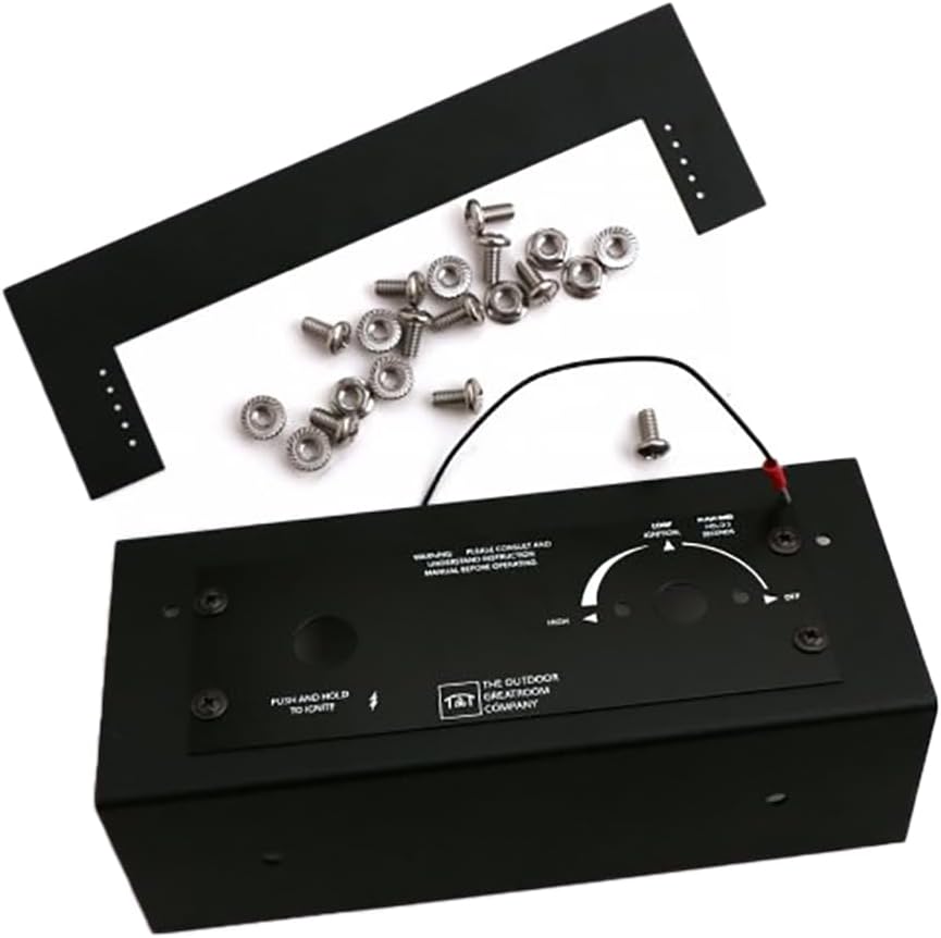 The Outdoor GreatRoom Company Round DIY Hardscape Gas Fire Pit Kit (DIY-42RD-K), 42-Inch