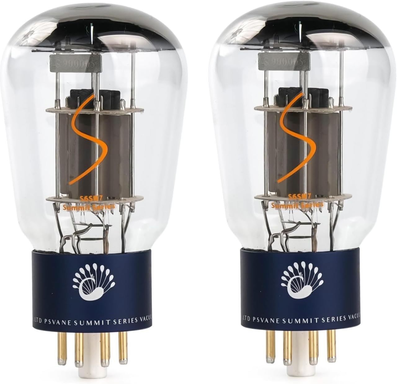 PSVANE Summit Series 6SN7 / CV181 Vacuum Tube Tubes for Amplifiers Matched Pair (2 PACK)
