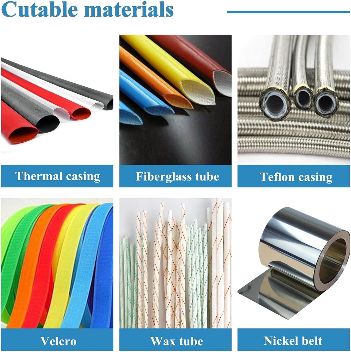 Automatic Heat-Shrink Tube Cutting Machine,650W HY100C Tube Cable Pipe Cutter Precise Efficient Tube Cable Pipe Cutter Cutting Machine,for Sleeve, Rubber/Plastic Tube